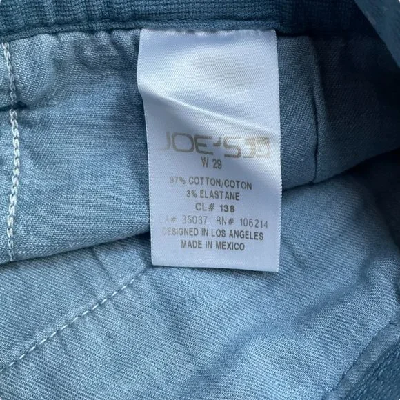 Joe's Jeans Brixton Trouser Shorts - Blue Haze | 29 - Picture 5 of 6